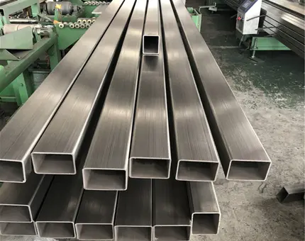 Hairline Stainless Steel Rectangular / Square Tube